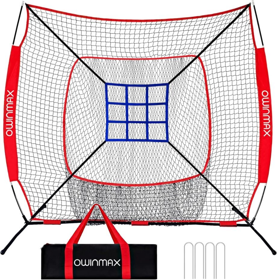 Hit a Home Run with the 7x7 ft Baseball Softball Practice Net: Your Ultimate Training Companion!
