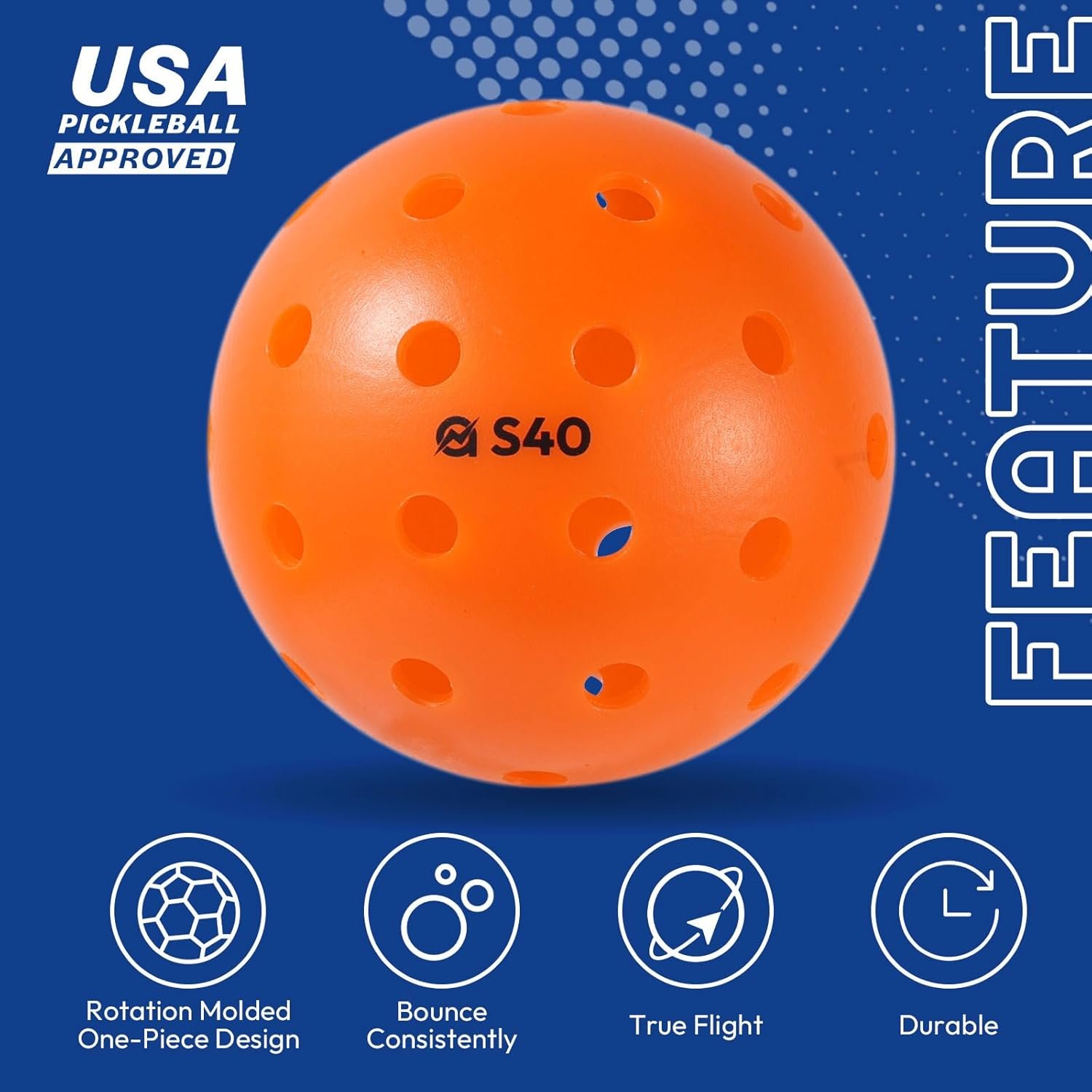 A11N S40 Outdoor Pickleballs