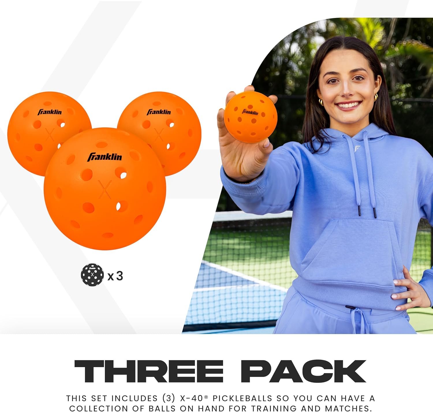 Franklin Sports X-40 Outdoor Pickleballs
