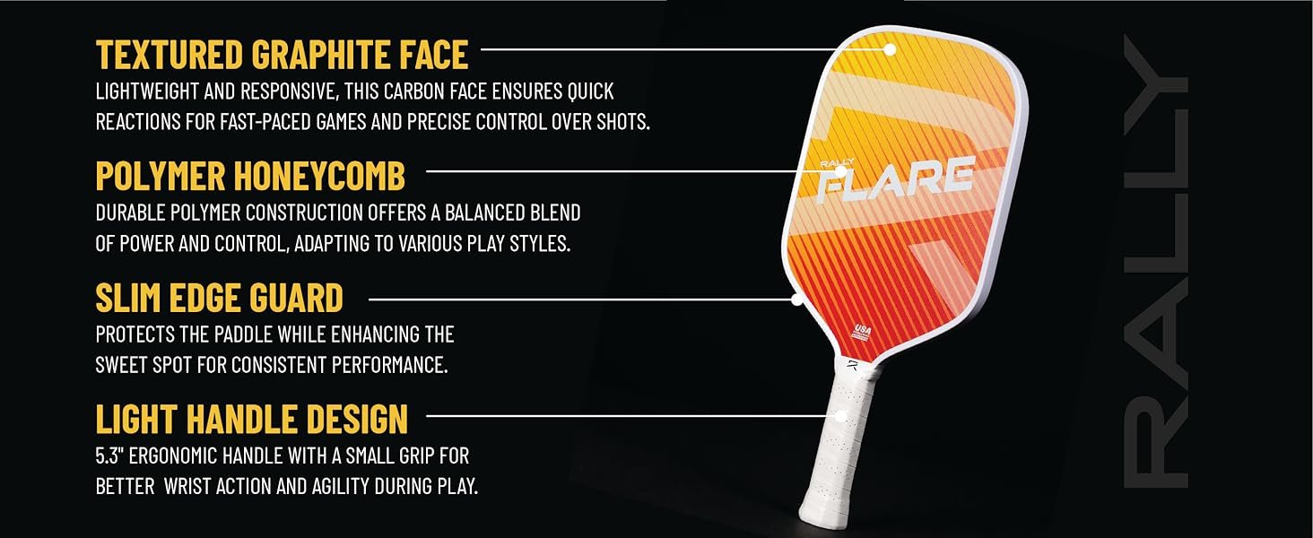 Rally Flare Pickleball Paddle