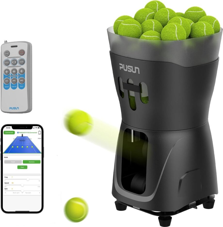Serve Up Smiles with the Ultimate Tennis Ball Machine: A Review of Fun and Training for Kids and Beginners!
