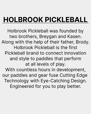 Holbrook Aero Series Carbon Pickleball Paddle