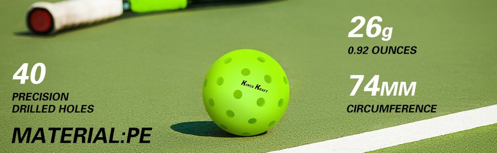 KINGS KRAFT X-40 Pickleball Balls