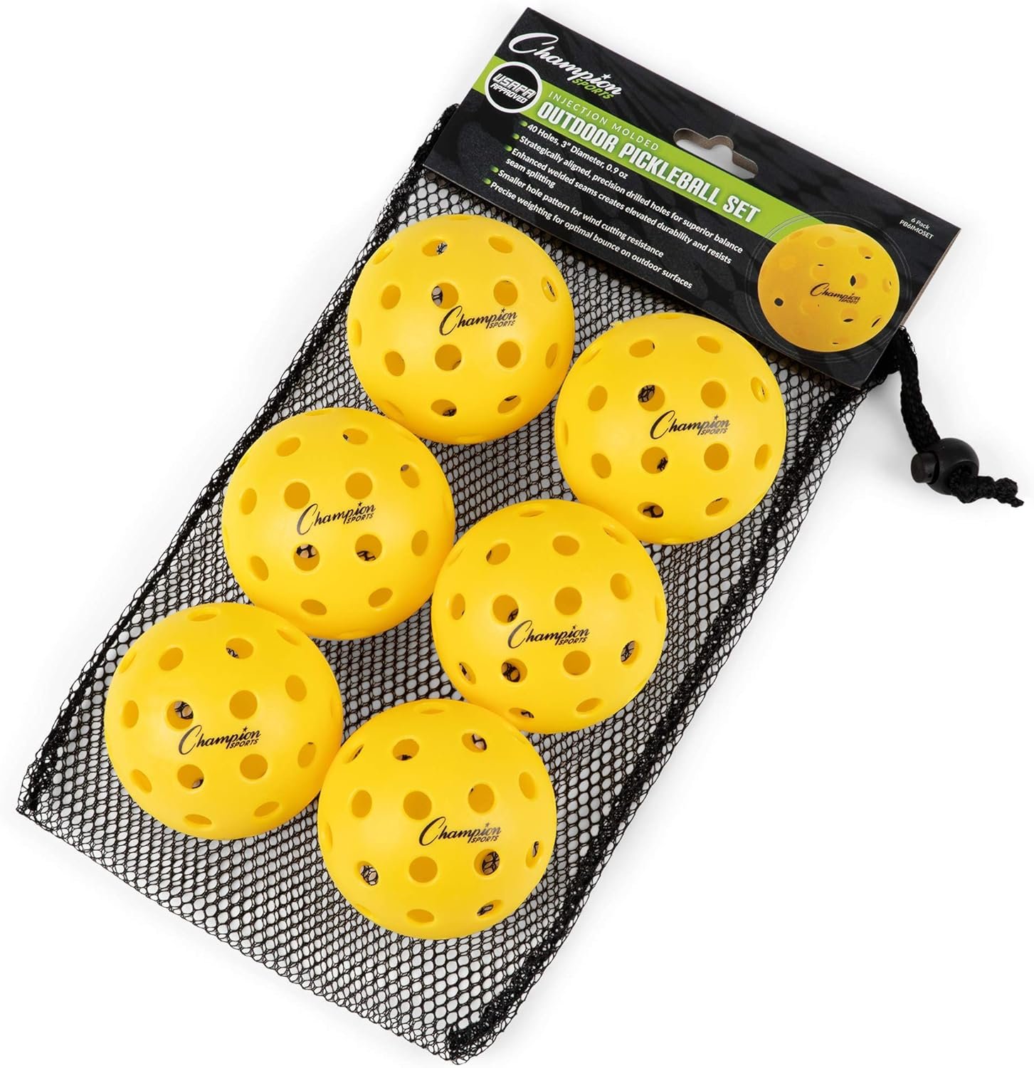 Champion Sports Injection Molded Indoor Pickleball