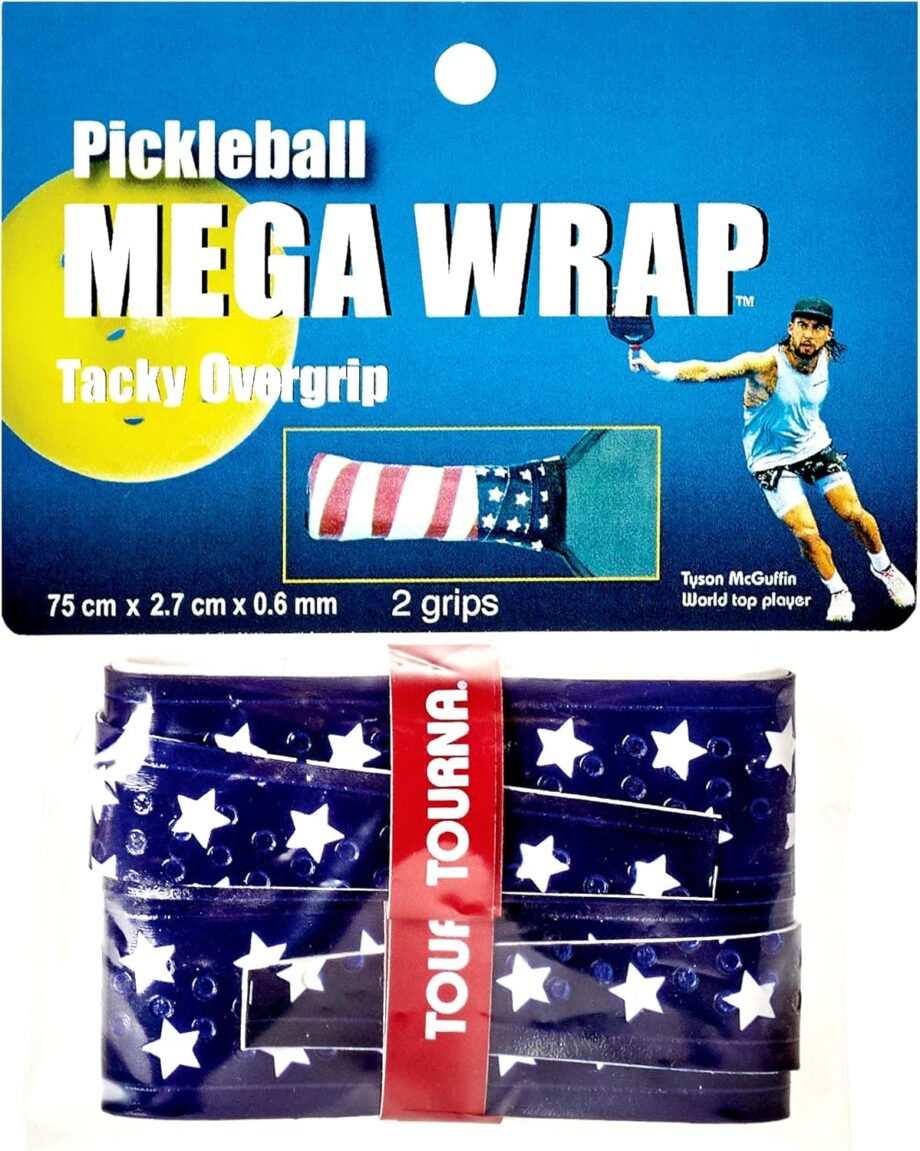 Serve Up Patriotism: Reviewing the TOURNA Pickleball Mega Wrap USA Flag Tacky Overgrip!