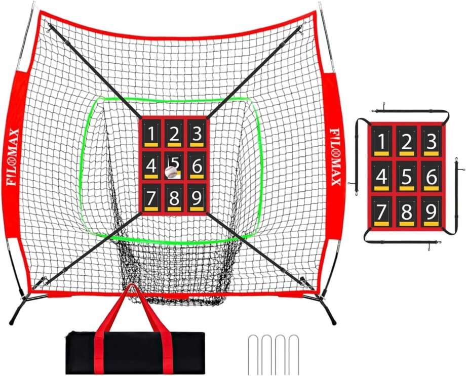 Hit a Home Run with the 7x7 ft Baseball & Softball Practice Net: Your Ultimate Training Companion!