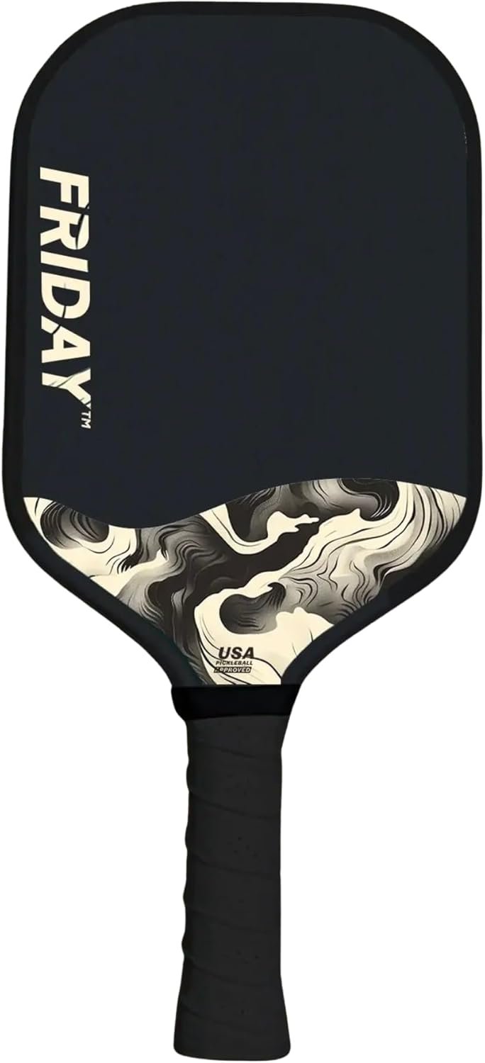 Game On with the Challenger Friday Paddle: Unleashing Power with Raw Carbon Fiber and Spin Potential!