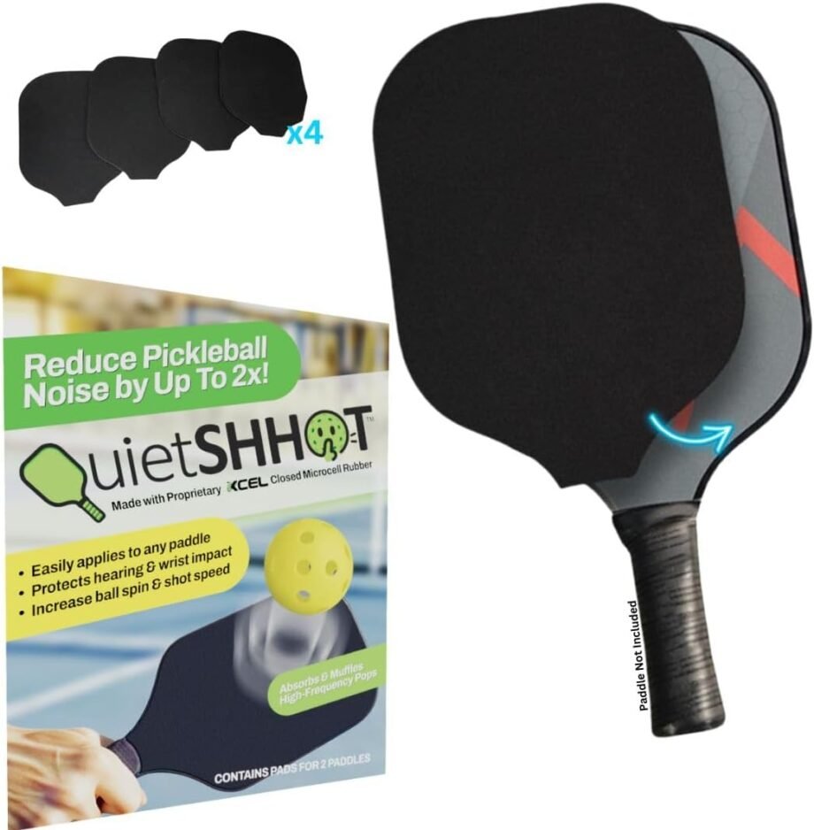 Silence the Pop: A Game Changer with Quietshhot Mutes for Your Pickleball Paddle!