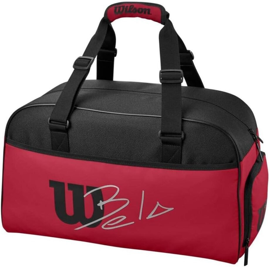 Unleashing Style and Performance: A Review of the WILSON Bela DNA Super Tour Small Duffel in Striking Red!