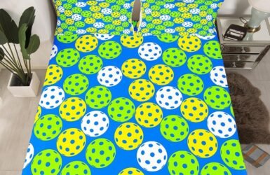 Pickleball Dreams: Unleash the Fun with Our Vibrant Bedding Set!