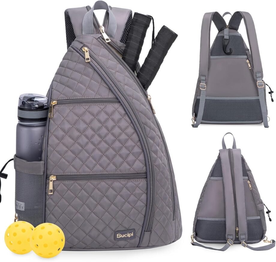 Score in Style with the Sucipi Women's Pickleball Backpack: The Perfect Sling for Every Match!