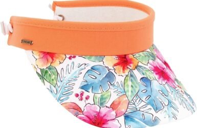 Tropical Vibes on the Court: A Review of Sun N Sand's Women’s Adjustable Coil Visor for Pickleball!