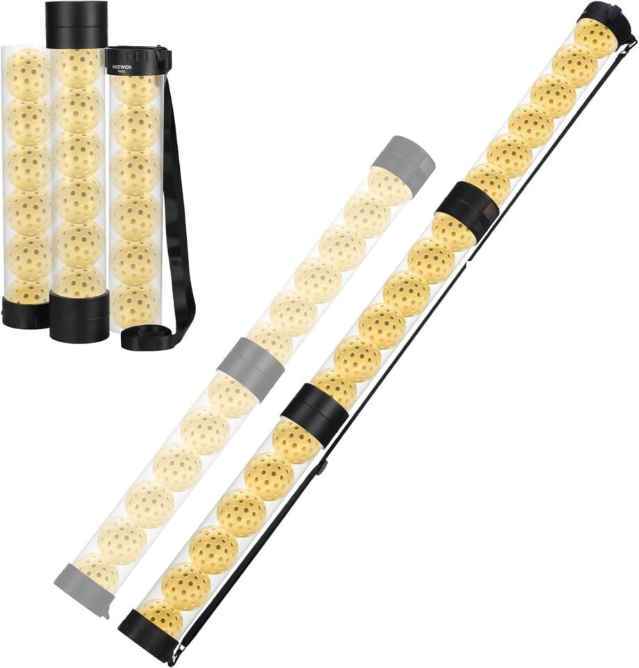 Get Your Game On: NEEWER Ball Retriever Tube Hopper - The Ultimate No-Bend Solution for Pickleball and Tennis Enthusiasts!