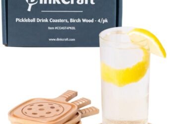 Serve Up Style: A Review of the Paddle-Shaped Pickleball Drink Coasters!