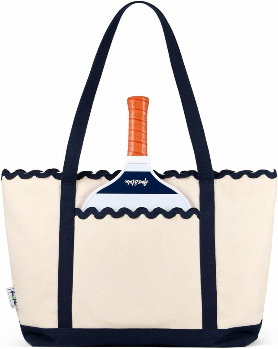 Game On in Style: A Review of the Ame & Lulu Court to Coast Canvas Pickleball Tote Bag!