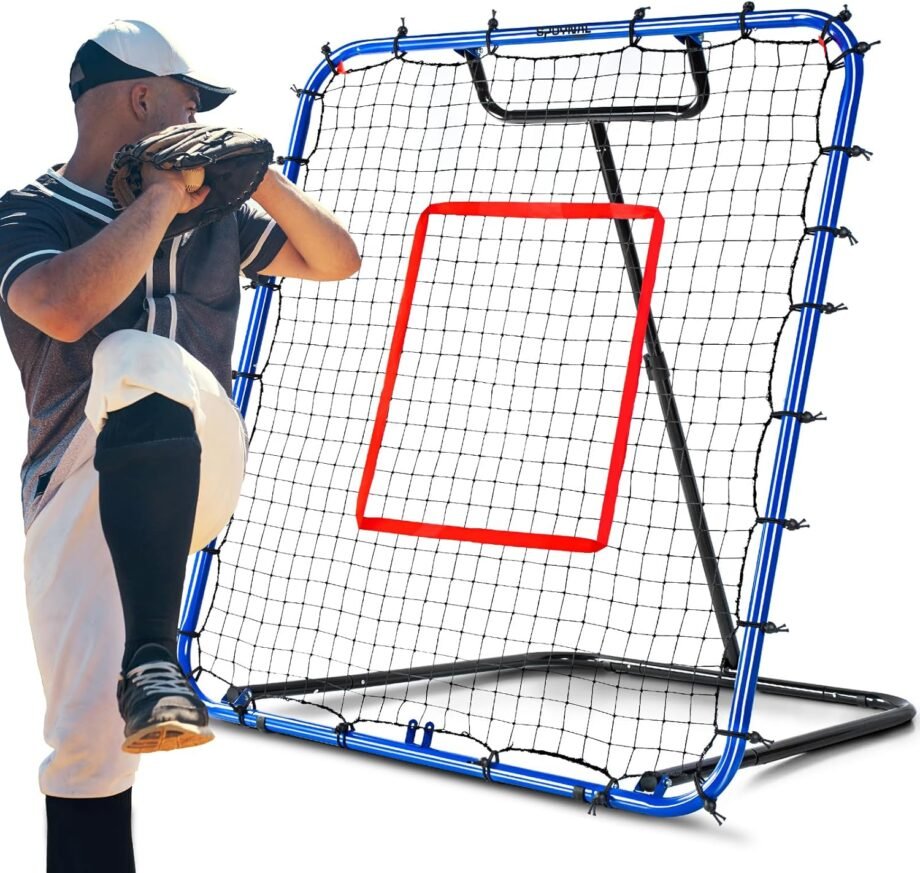 Pitch Perfect Practice: Unleashing Your Skills with the Baseball Rebounder Net!