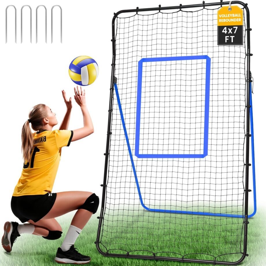 Bounce Back to Greatness: BAGAIL Volleyball Rebounder Net Review!