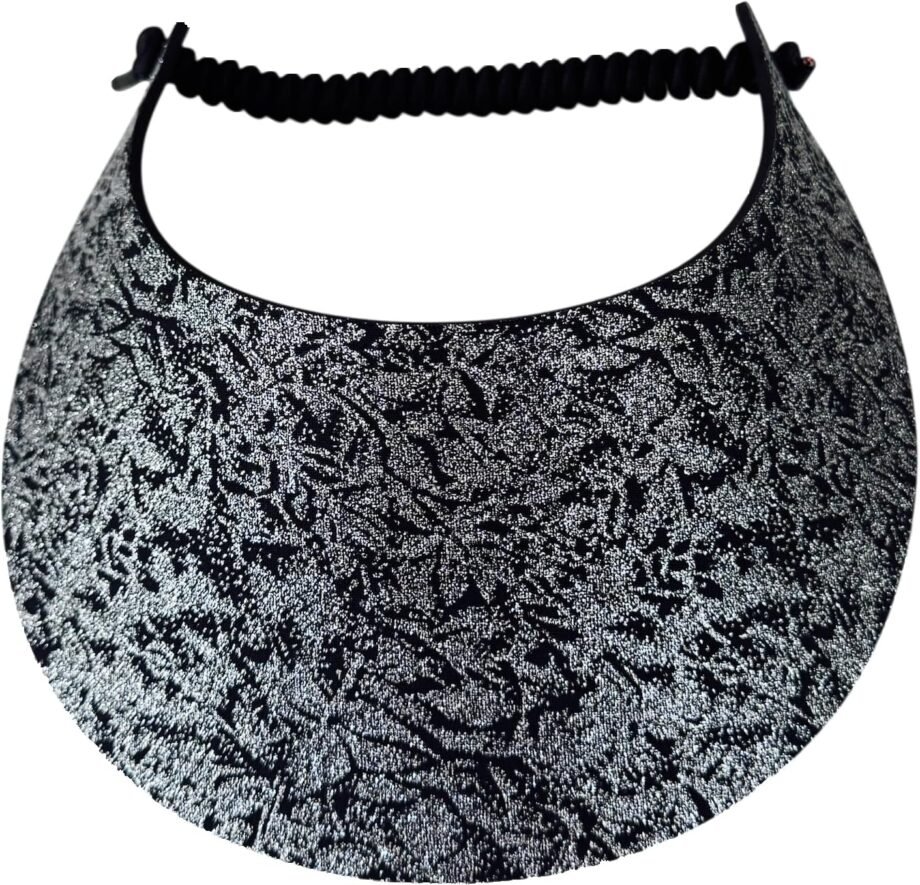 Swing in Style: A Review of the Black Pixy Dust Fashion Fabric Foam Sun Visor for Women!