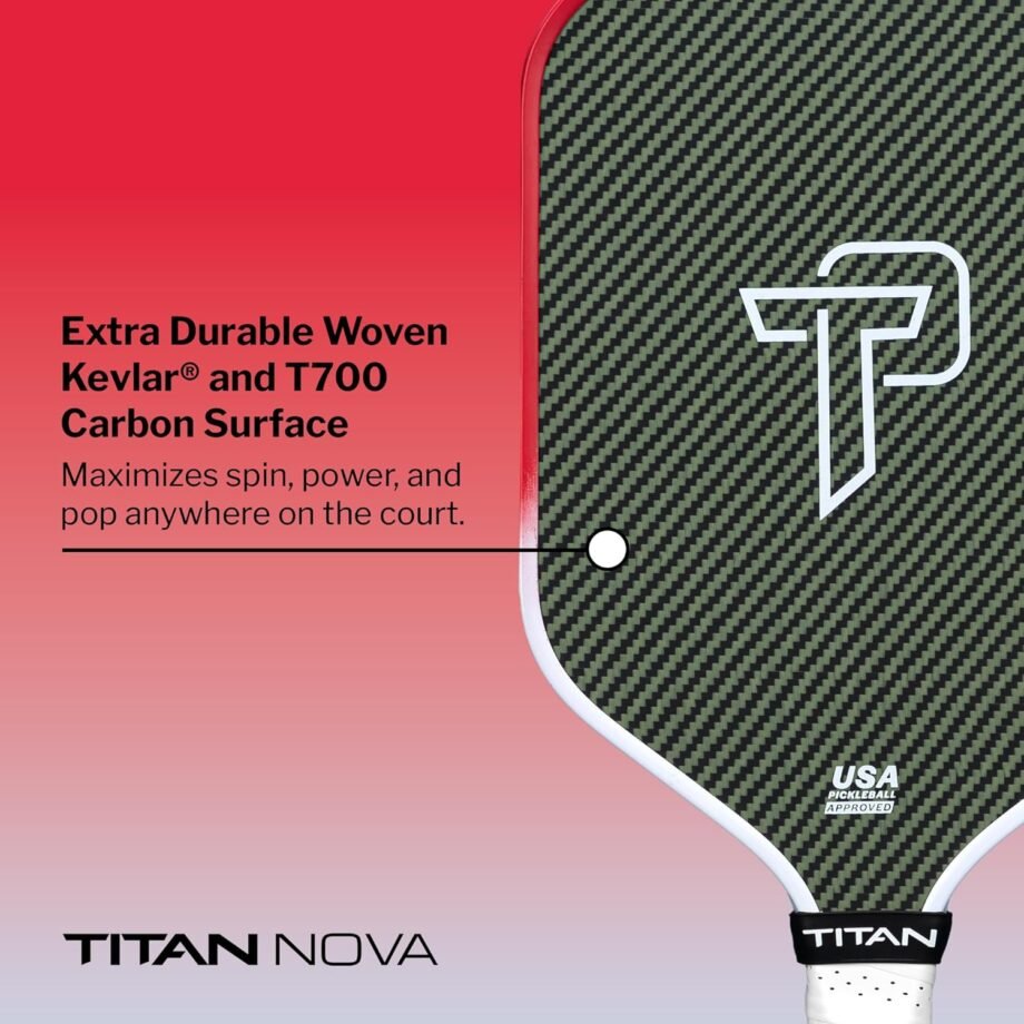 Pickleball Power Unleashed: A Deep Dive into the Titan Nova Carbon Fiber Paddle!