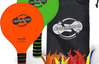 Get Ready to Rally: Our Review of the Paddle Ball Game Jazzminton Deluxe with LED Birdie!