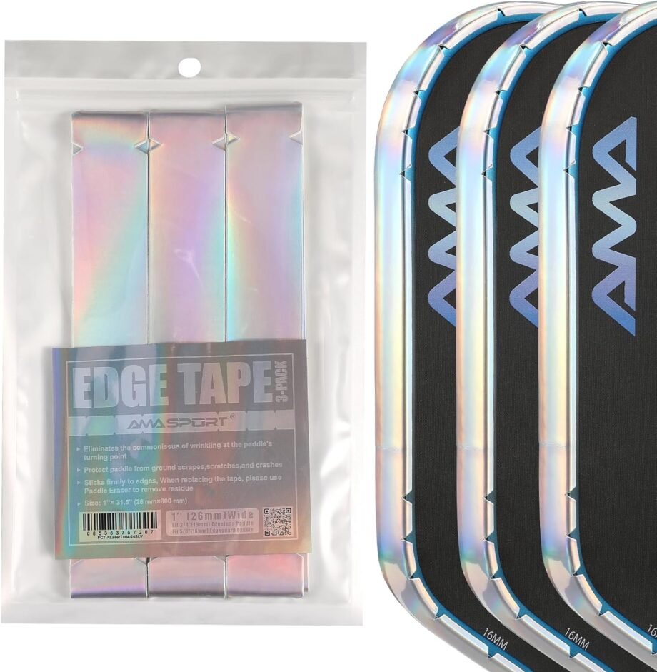 Protect Your Game in Style: AMA Sport LaserEdge Pickleball Paddle Edge Protection Tape Review!