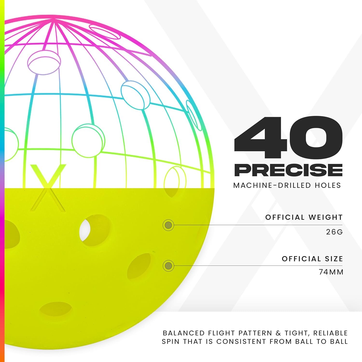 Franklin Sports X-40 Pickleballs