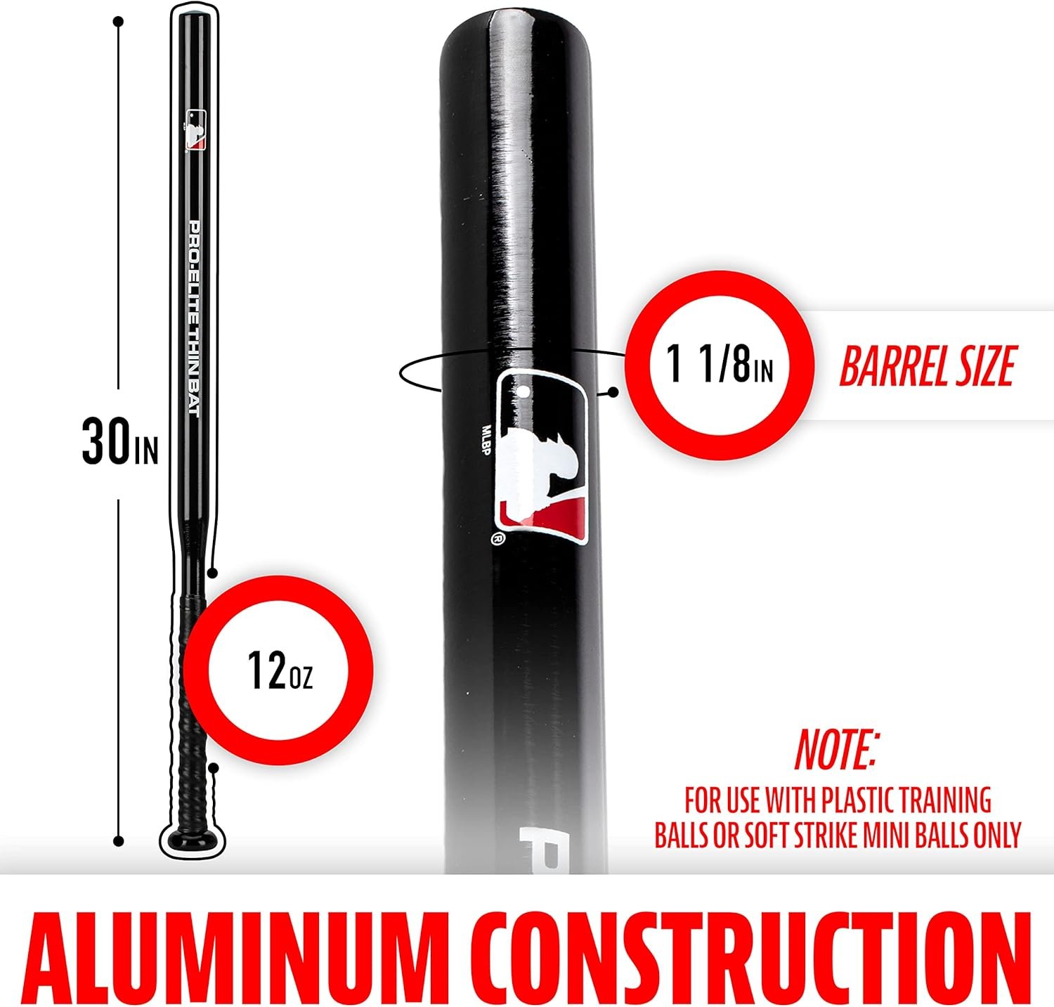 Franklin Sports Thin Bat Swing Trainer